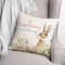 Easter Bunny On His Way 18" x 18" Throw Pillow